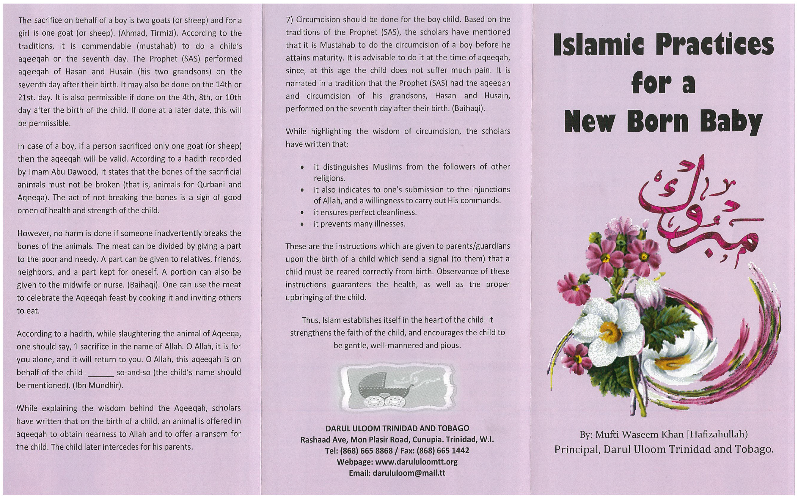 Islamic Practices for a new Borm Baby (Palm Flex)